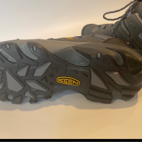 Keen Utlity Men's Lancing Low Height Steel Toe Work Shoes Magnet/Majolica Blue - Picture 5 of 5